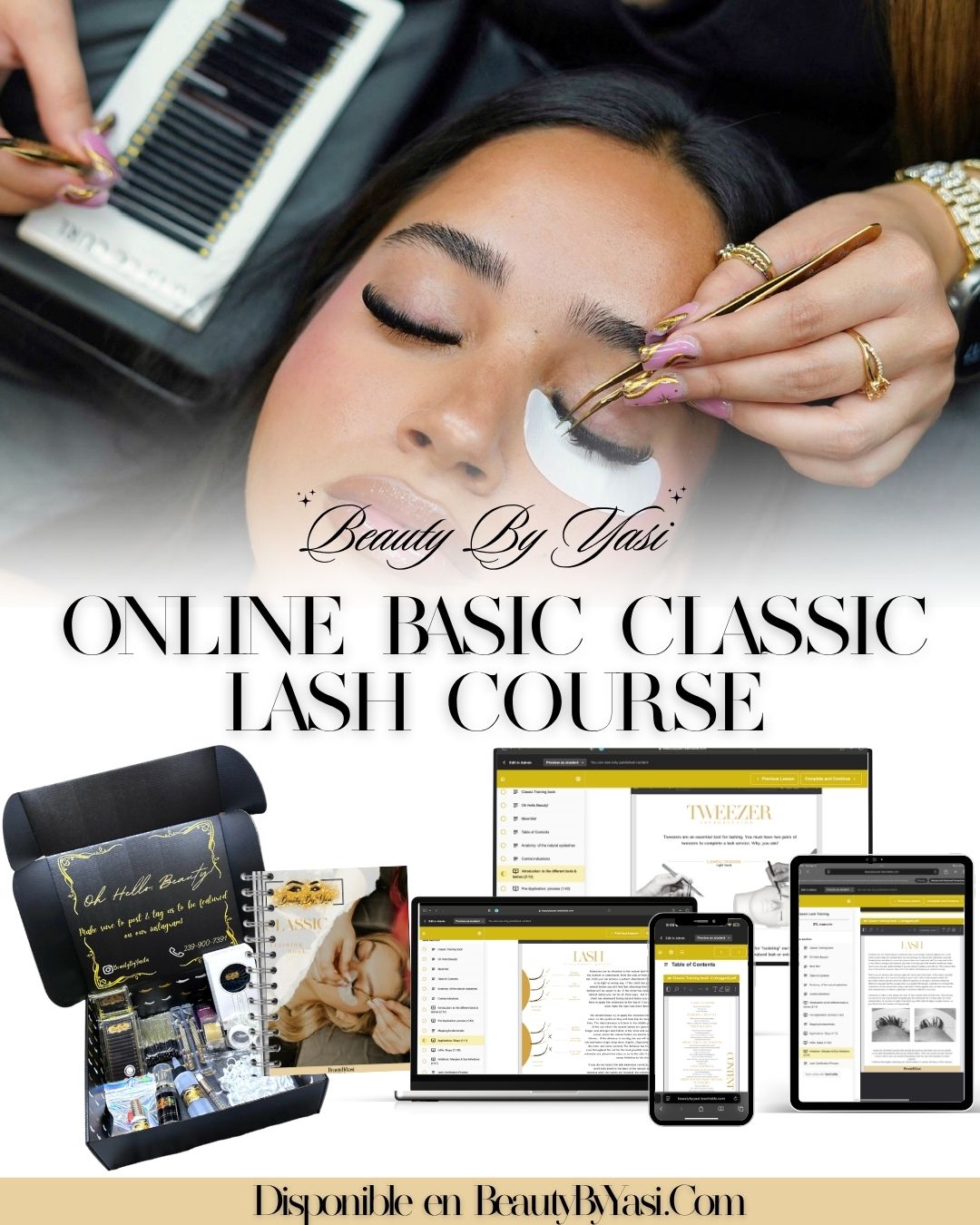 Starter kit & Beginner Online Lash course